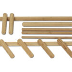 Habys Massagestäbe Bambus 12er-Set