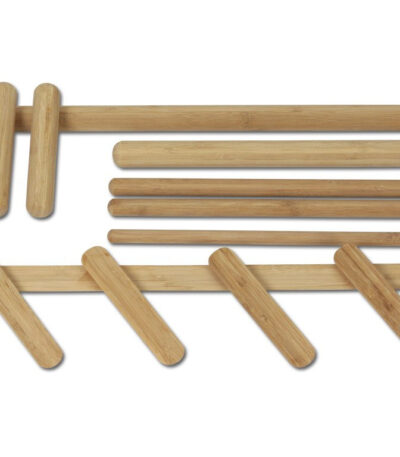Habys Massagestäbe Bambus 12er-Set