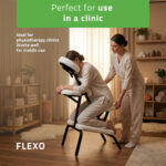 Habys Massagestuhl tragbar weiß Flexo