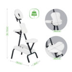Habys Massagestuhl tragbar weiß Flexo