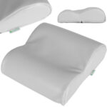 Habys Nackenkissen halbrund 32 cm grau