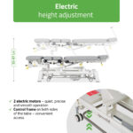 Habys Therapieliege elektrisch verstellbar grau Upright Chiro Z7