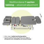 Habys Therapieliege elektrisch verstellbar grau Upright Chiro Z7