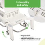 Habys Therapieliege elektrisch verstellbar grau Upright Chiro Z7