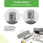 Habys Therapieliege elektrisch verstellbar grau Upright Chiro Z7