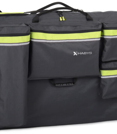 Habys Tragetasche mit Rucksack-Option 60 cm grau City