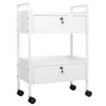 Habys Trolley mit 2 Schubladen weiß Vela