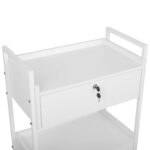 Habys Trolley mit 2 Schubladen weiß Vela