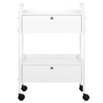 Habys Trolley mit 2 Schubladen weiß Vela