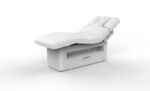 Silverfox elektrische Massageliege Heizfunktion weiß CELEST